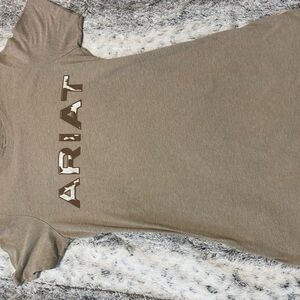 Ariat Brown Crew Neck Tee